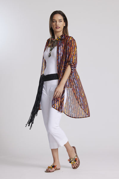 8903 Viv Print Overshirt