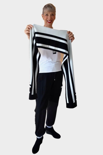 8574 Block Stripe Scarf