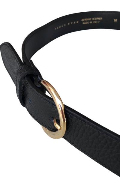 8523 Metal Trimmed Leather Belt