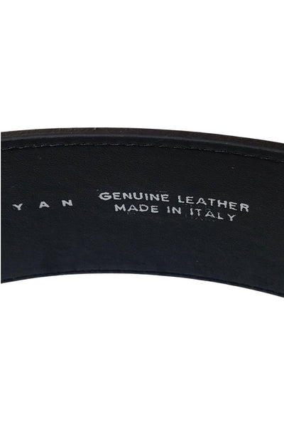 8522 Square Buckle Leather Belt