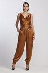 8894 Casual Satin Joggers