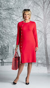 8552 Side Button Dress