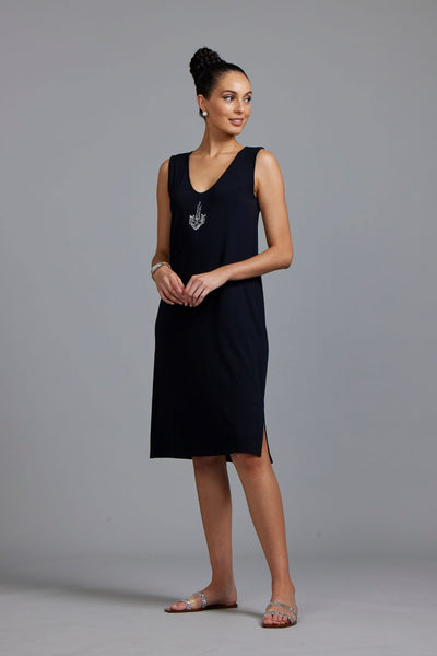 8727 MicroModal Chandelier Sheath Dress