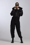 8898 Quilted Satin Bomber